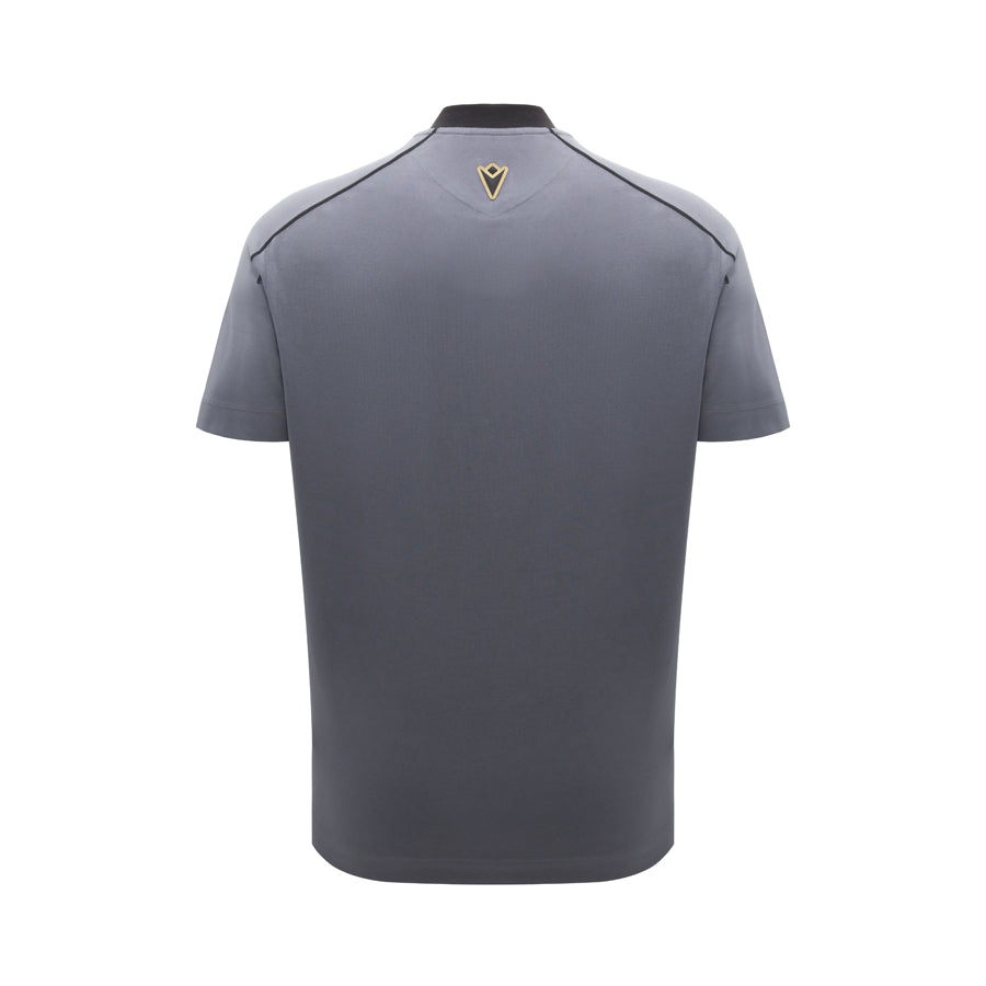 Lamborghini Men's Sportswear Large Shield T-Shirt Grey