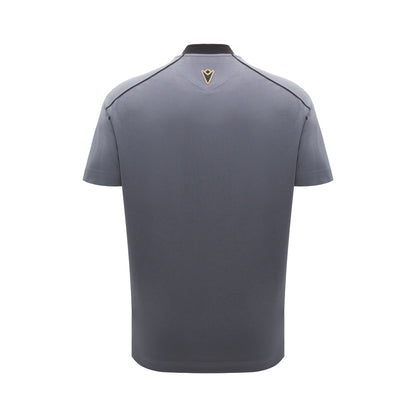 Lamborghini Men's Sportswear Large Shield T-Shirt Grey