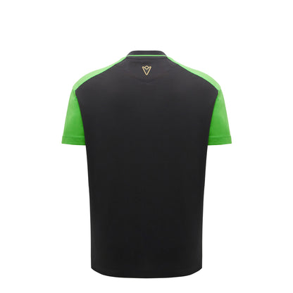 Lamborghini Men's Sportswear Large Shield T-Shirt Black/Green