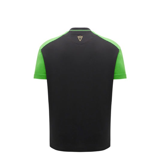 Lamborghini Men's Sportswear Large Shield T-Shirt Black/Green