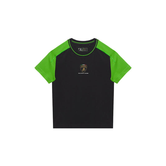 Lamborghini Kid's Sportswear T-Shirt Black/Green