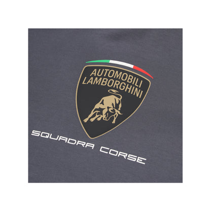 Lamborghini Kid's Sportswear Large Shield Logo Sweatshirt Grey