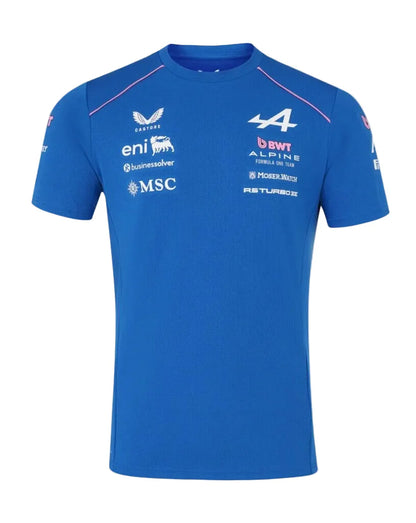 Alpine Racing F1 2026 Men's Team Set Up T-Shirt Blue