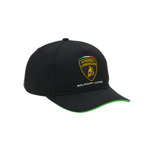 Automobili Lamborghini Adult Squadra Corse Team Cap Black
