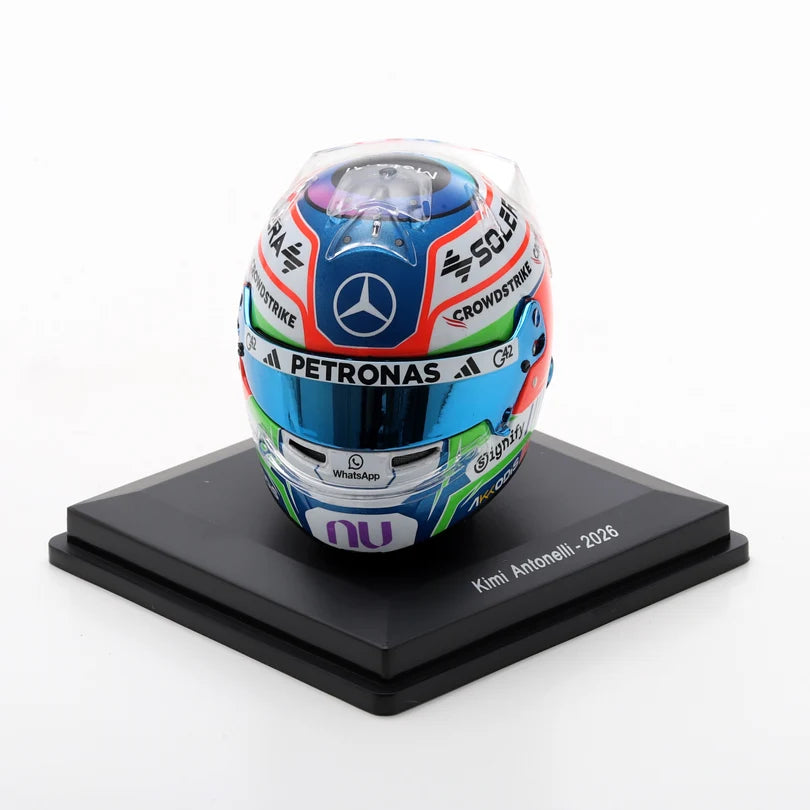 Mercedes AMG Petronas F1 Team Kimi Antonelli 2026 Mini Helmet - 1:5 Sc ...