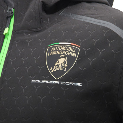 Automobili Lamborghini Squadra Corse 2026 Men's Softshell Jacket Black