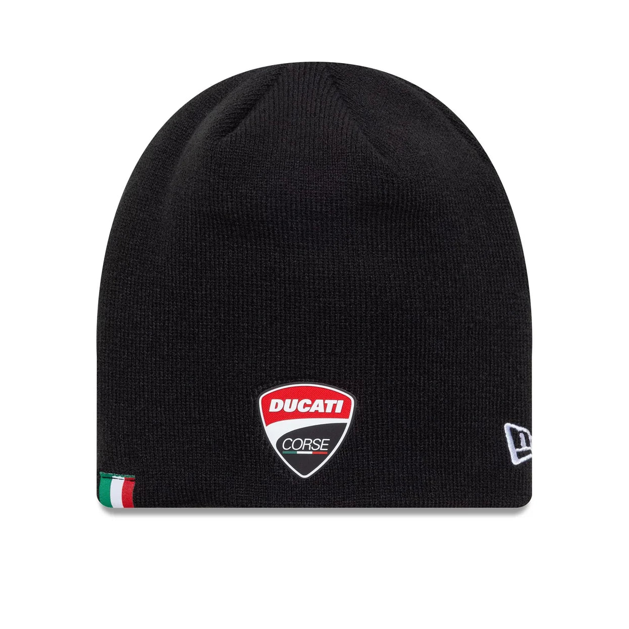 Ducati Corse Rubber Motor Logo Beanie Hat Black