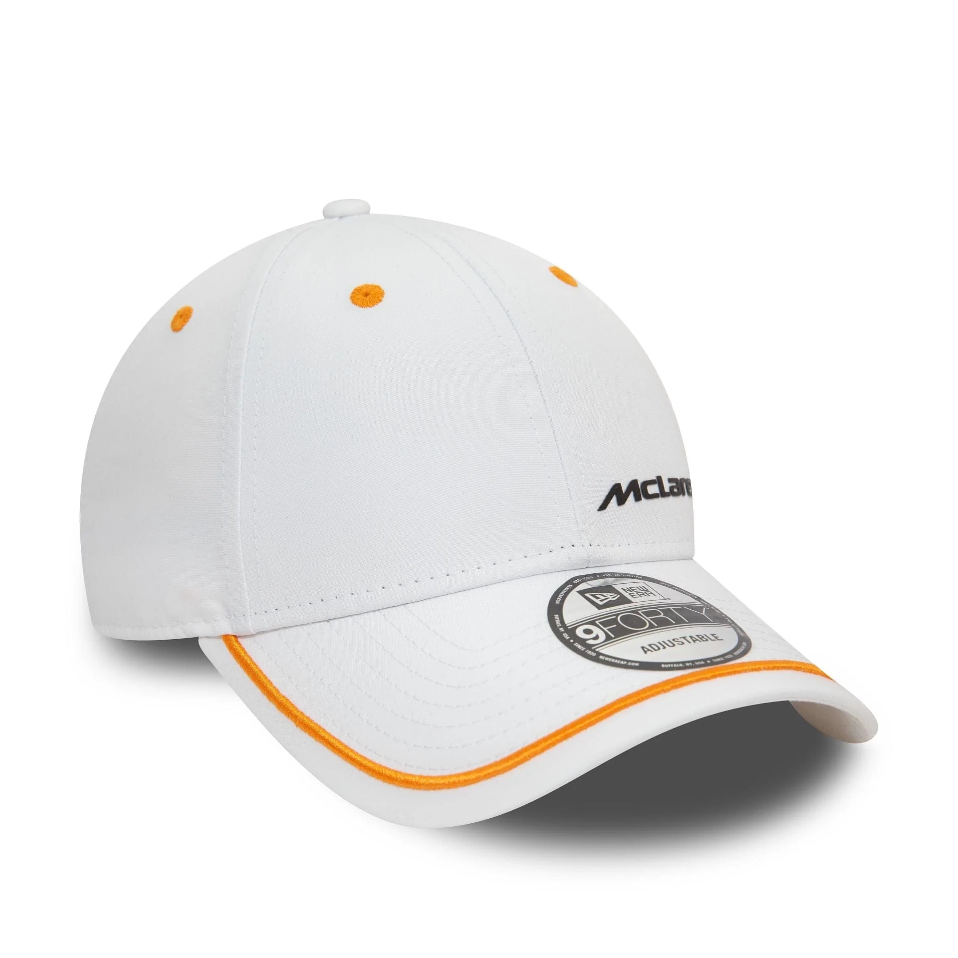 McLaren Automotive Contrast Piping Adjustable Hat White
