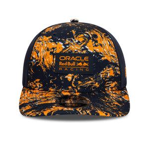 Red Bull Racing All Over Print Snapback Cap Multicolor