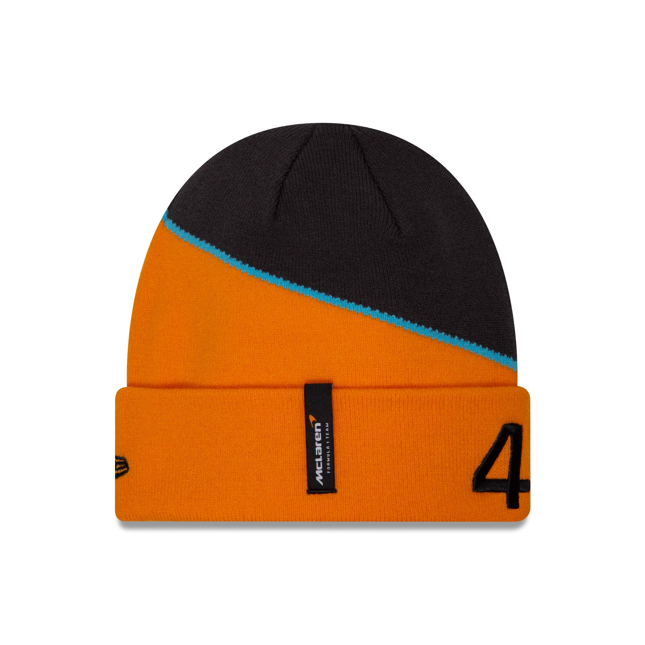 McLaren Racing F1 Team Lando Norris Cuff Beanie Hat Orange/Anthracite