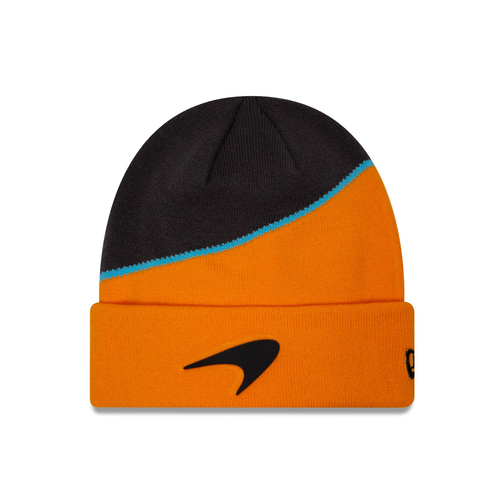 McLaren Racing F1 Team Lando Norris Cuff Beanie Hat Orange/Anthracite