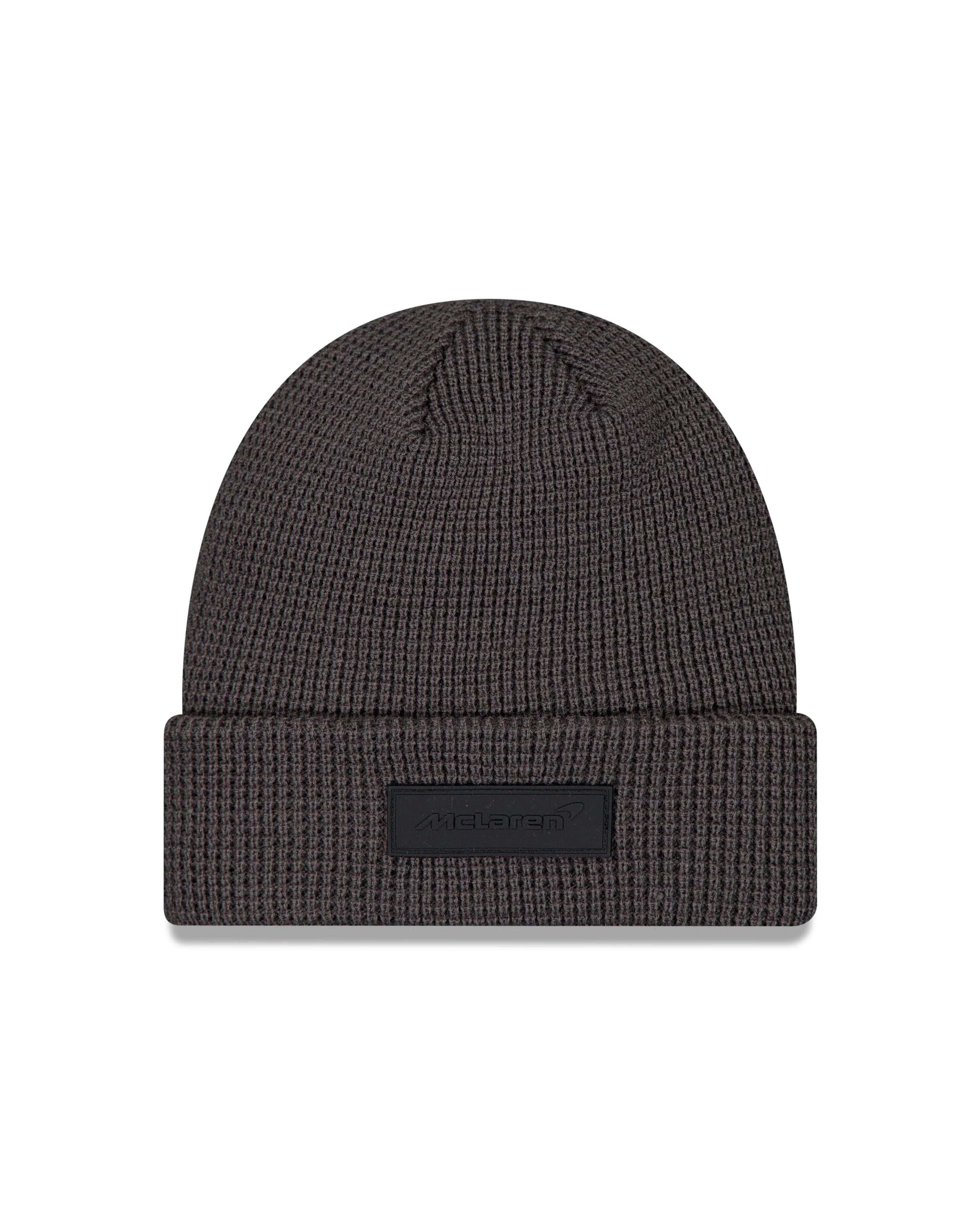 McLaren Racing Waffle Cuff Beanie Dark Grey