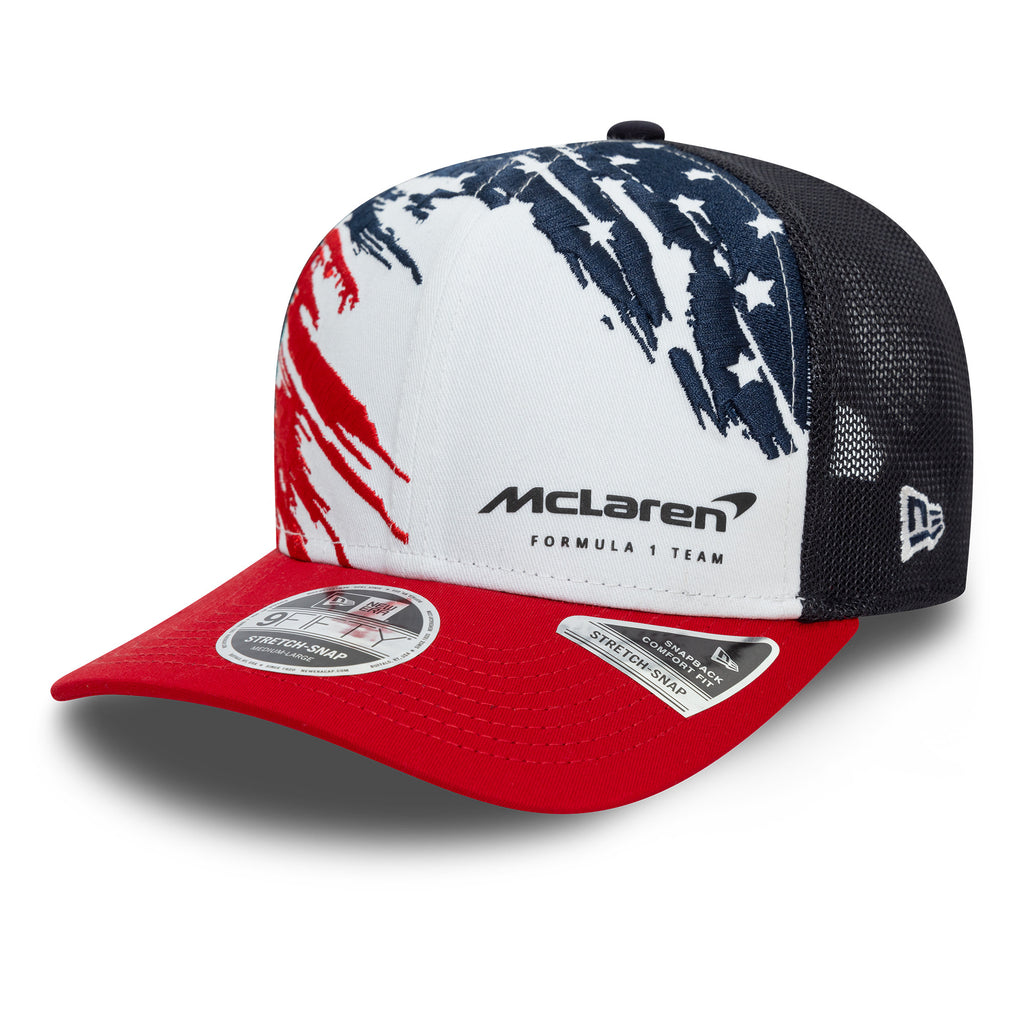 McLaren F1 Special Edition Austin US GP Trucker Hat Red/White/Blue