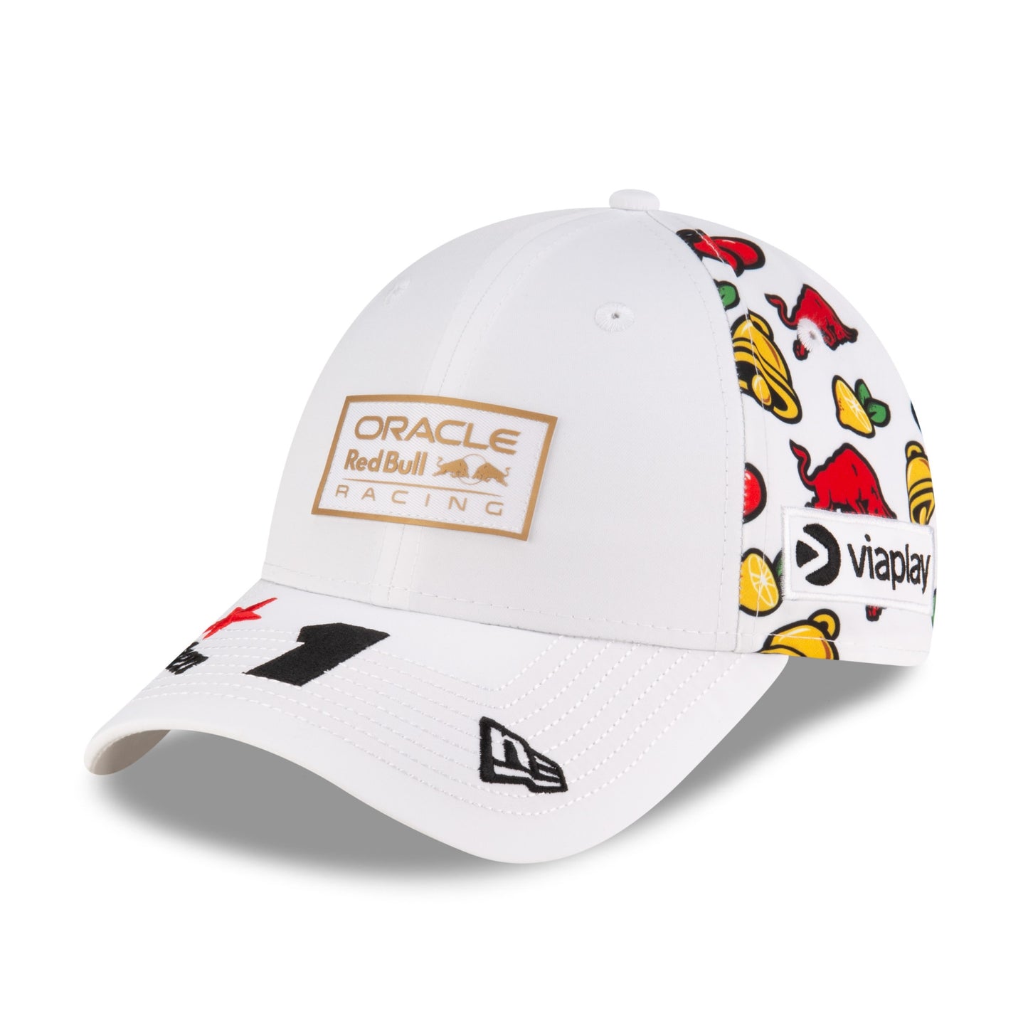 Red Bull Racing F1 Special Edition Max Verstappen Las Vegas GP Hat White