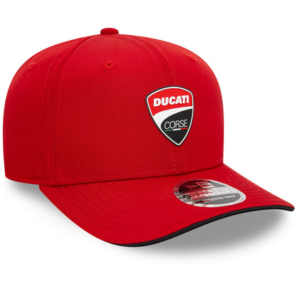 Ducati Corse Stretch-Snap Logo Cap Red