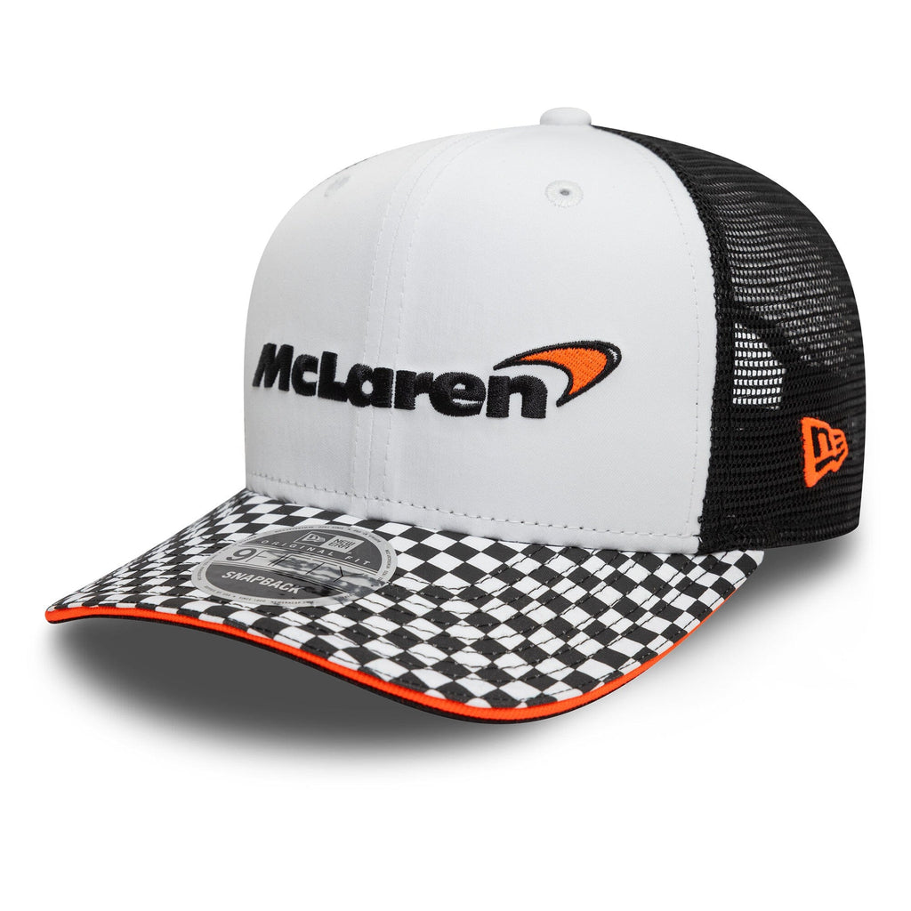 McLaren Racing Checkered Visor Hat White