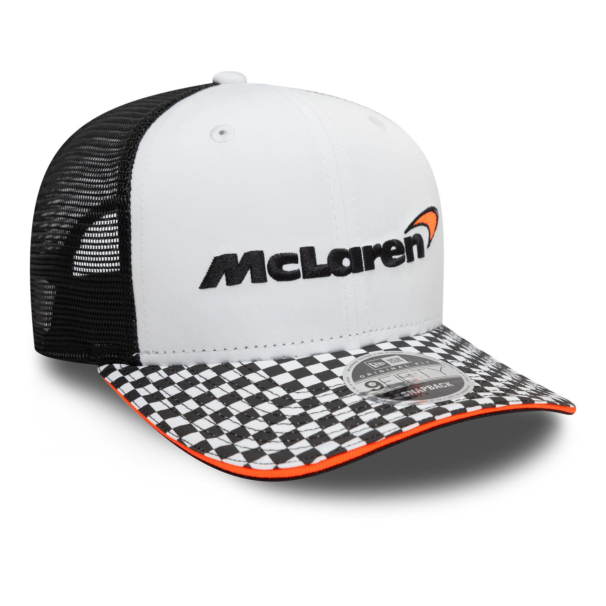 McLaren Racing Checkered Visor Hat White