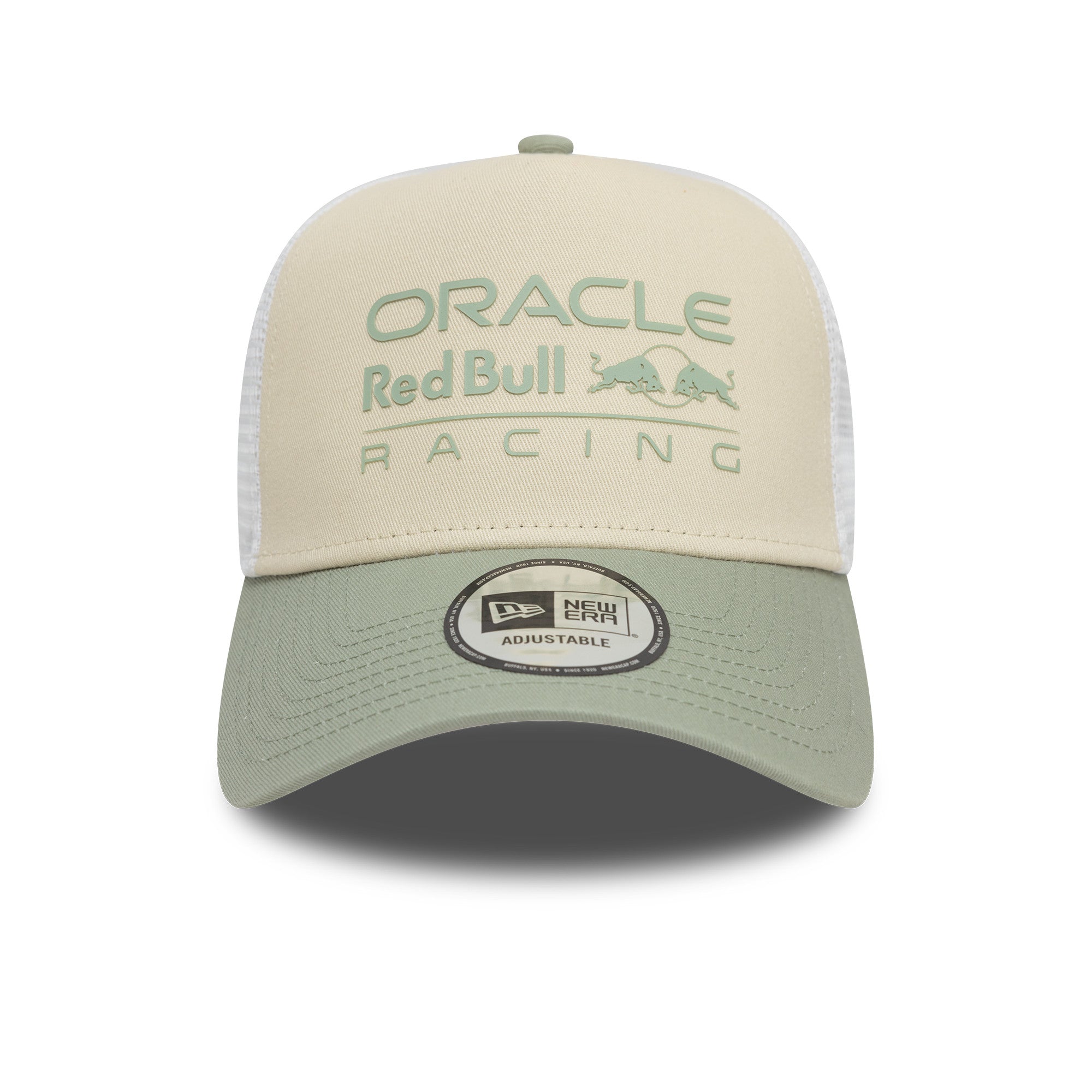 Red Bull Racing F1 EF Trucker Hat Lt. Cream/Evergreen