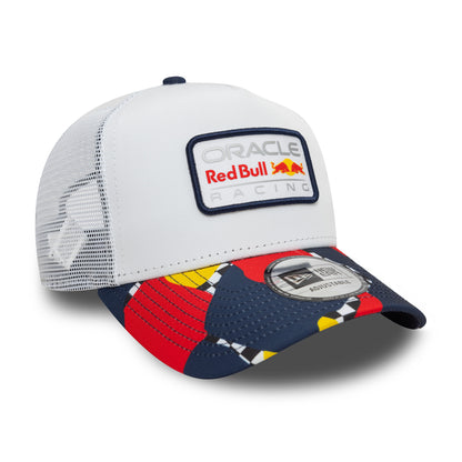 Red Bull Racing F1 Abstract EF Trucker Hat White