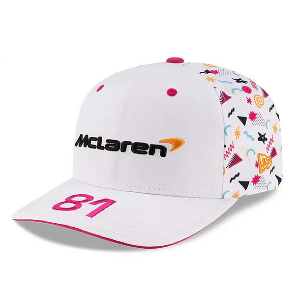 McLaren Racing F1 2025 Special Edition Oscar Piastri Miami GP Hat White