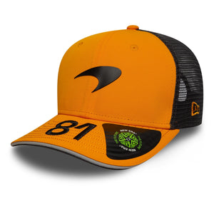 McLaren Racing F1 2025 Adult Oscar Piastri Team Hat Orange