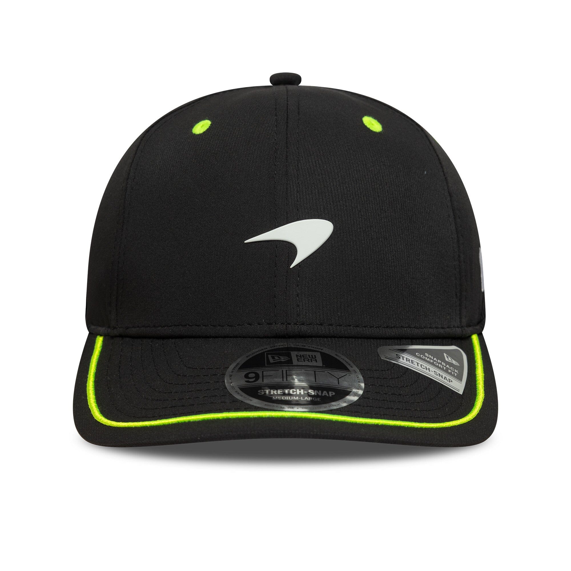 McLaren Racing F1 Pop Stretch Snap Adjustable Hat Black