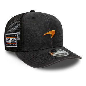 McLaren Racing F1 Washed Trucker Hat Black