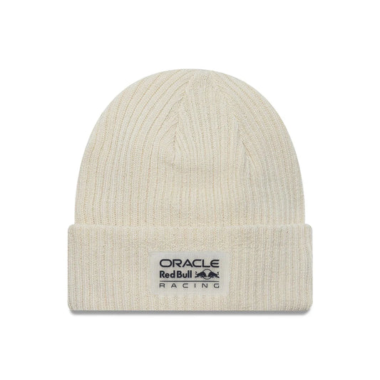Red Bull Racing Repreve® Short Cuff Knit Beanie Hat Cream