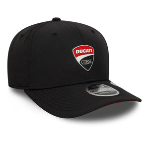 Ducati Motor Logo Recycled Stretch Snap Adjustable Cap Black