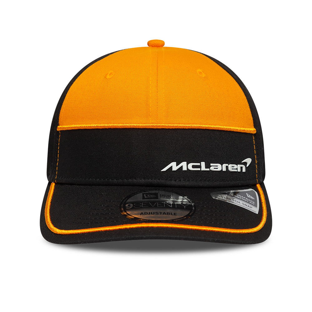McLaren Automotive Auto Stretch Snap Adjustable Hat Bright Orange