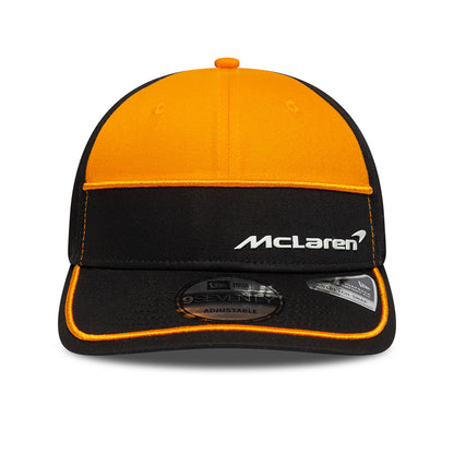 McLaren Automotive Auto Stretch Snap Adjustable Hat Bright Orange
