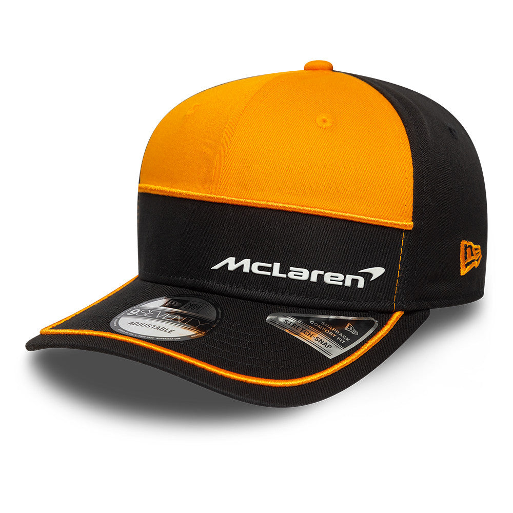 McLaren Automotive Auto Stretch Snap Adjustable Hat Bright Orange