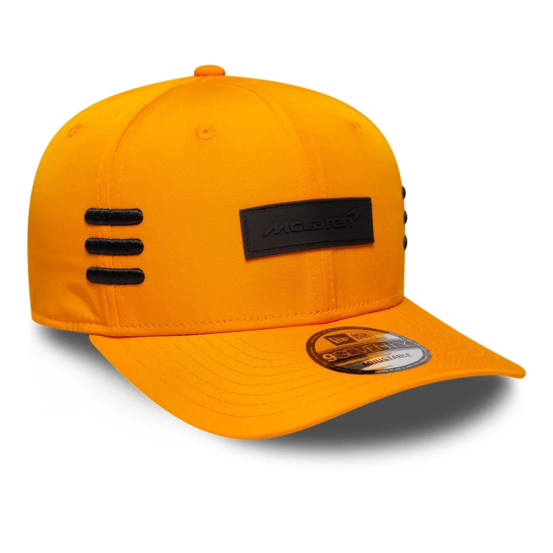 McLaren Automotive P18 Stripe Stretch Snap Adjustable Hat Bright Orange