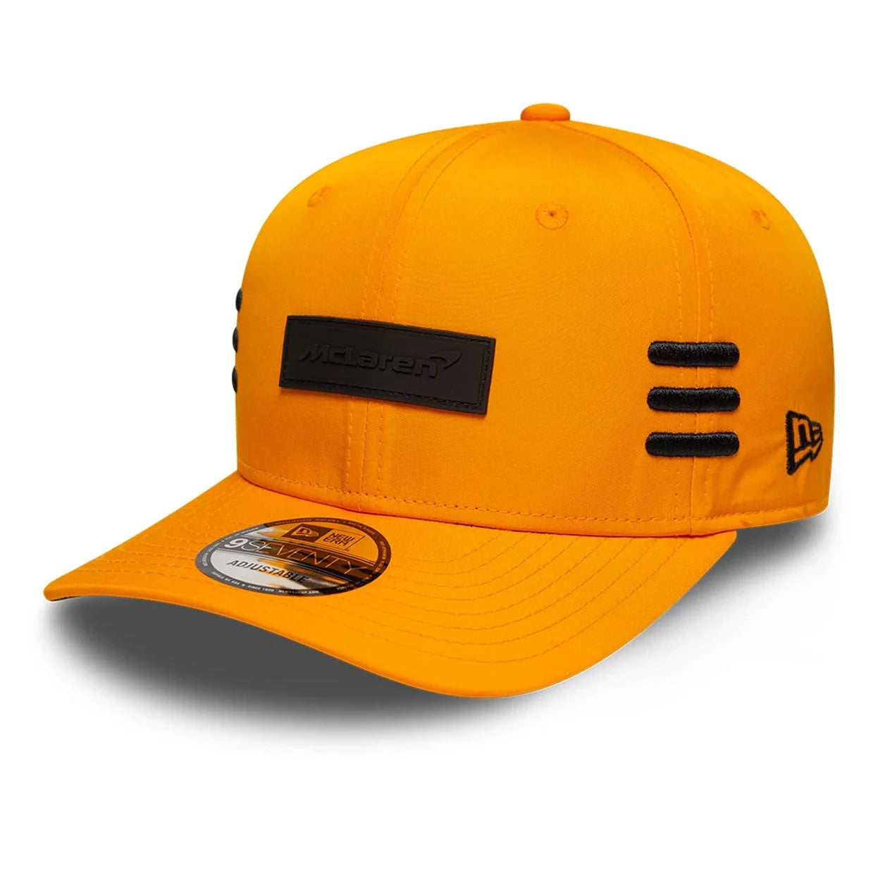 McLaren Automotive P18 Stripe Stretch Snap Adjustable Hat Bright Orange