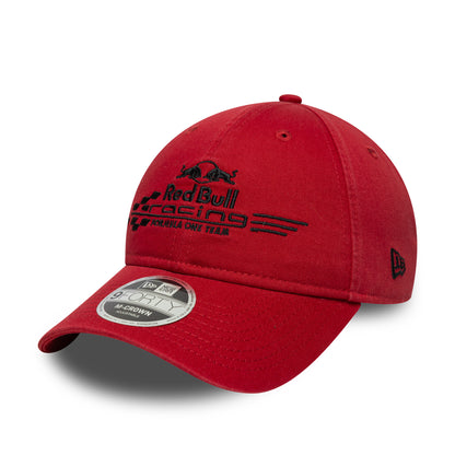 Red Bull Racing F1 Washed M-Crown Cap Dark Red