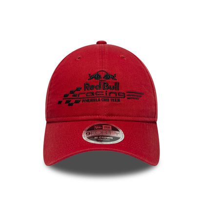 Red Bull Racing F1 Washed M-Crown Cap Dark Red