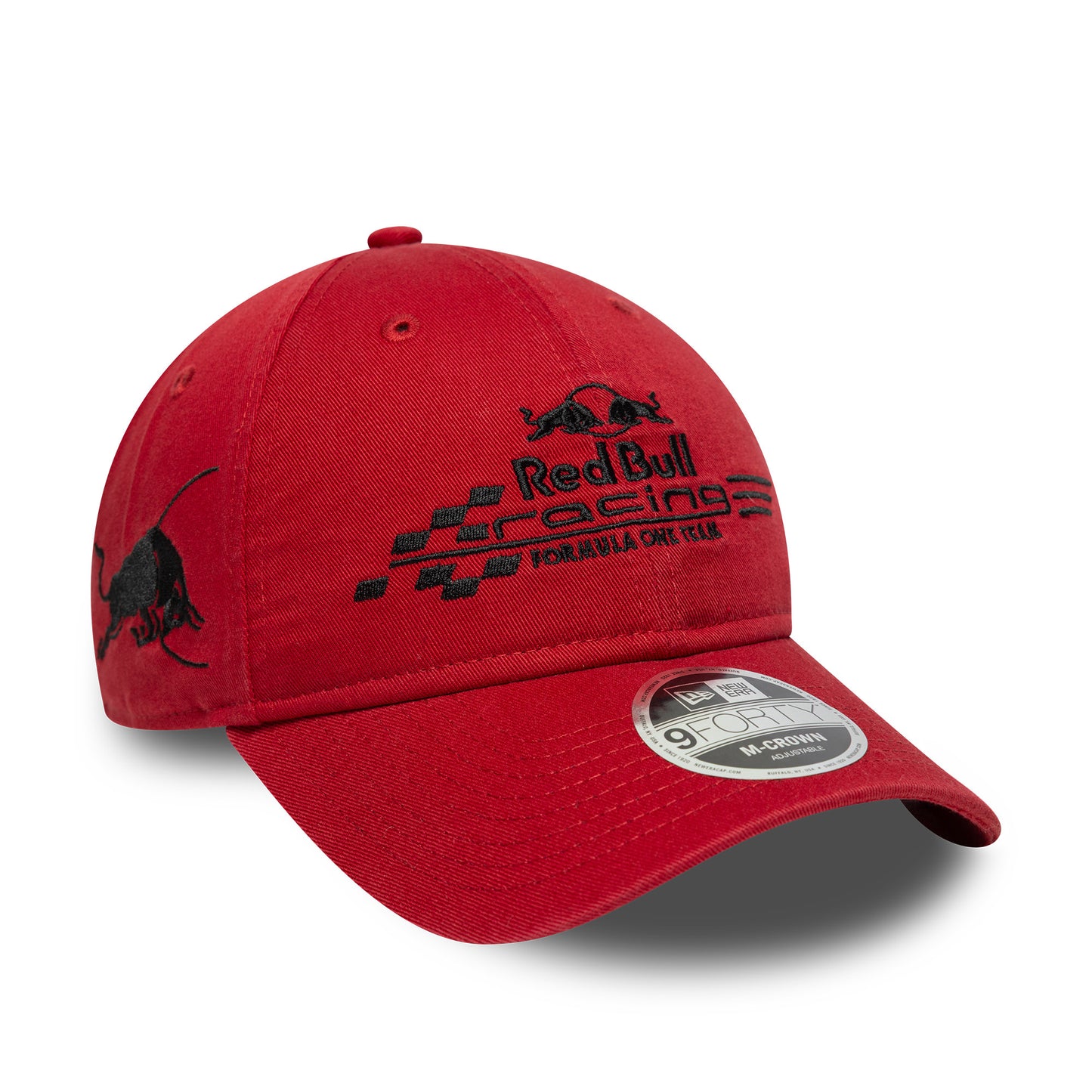 Red Bull Racing F1 Washed M-Crown Cap Dark Red