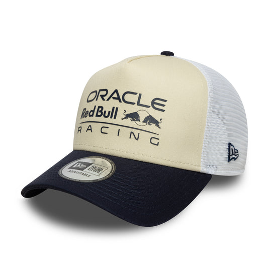 Red Bull Racing F1 A-Frame Trucker Cap Cream