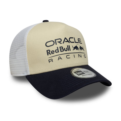 Red Bull Racing F1 A-Frame Trucker Cap Cream