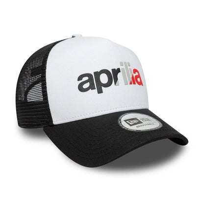 Aprilia Wordmark A-Frame Trucker Cap Black