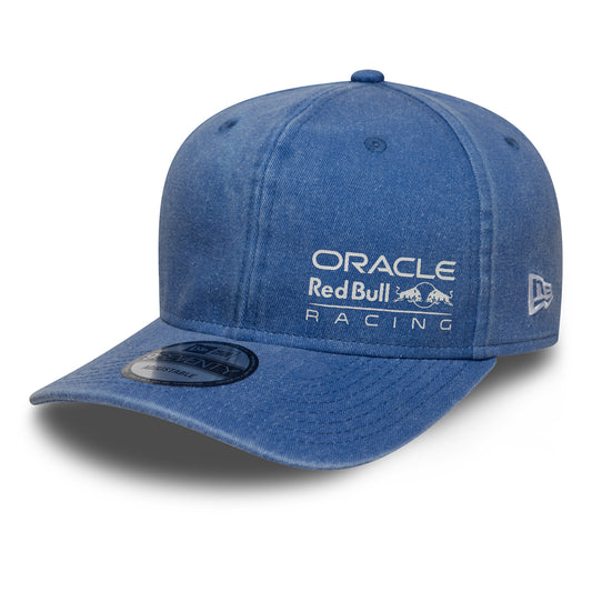 Red Bull Racing F1 Washed Stretch Snap Cap Denim Blue