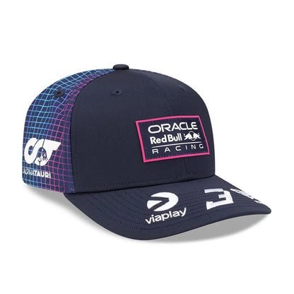 Red Bull Racing 2026 SE Miami GP Max Verstappen Stretch Snap Adjustable Cap Navy