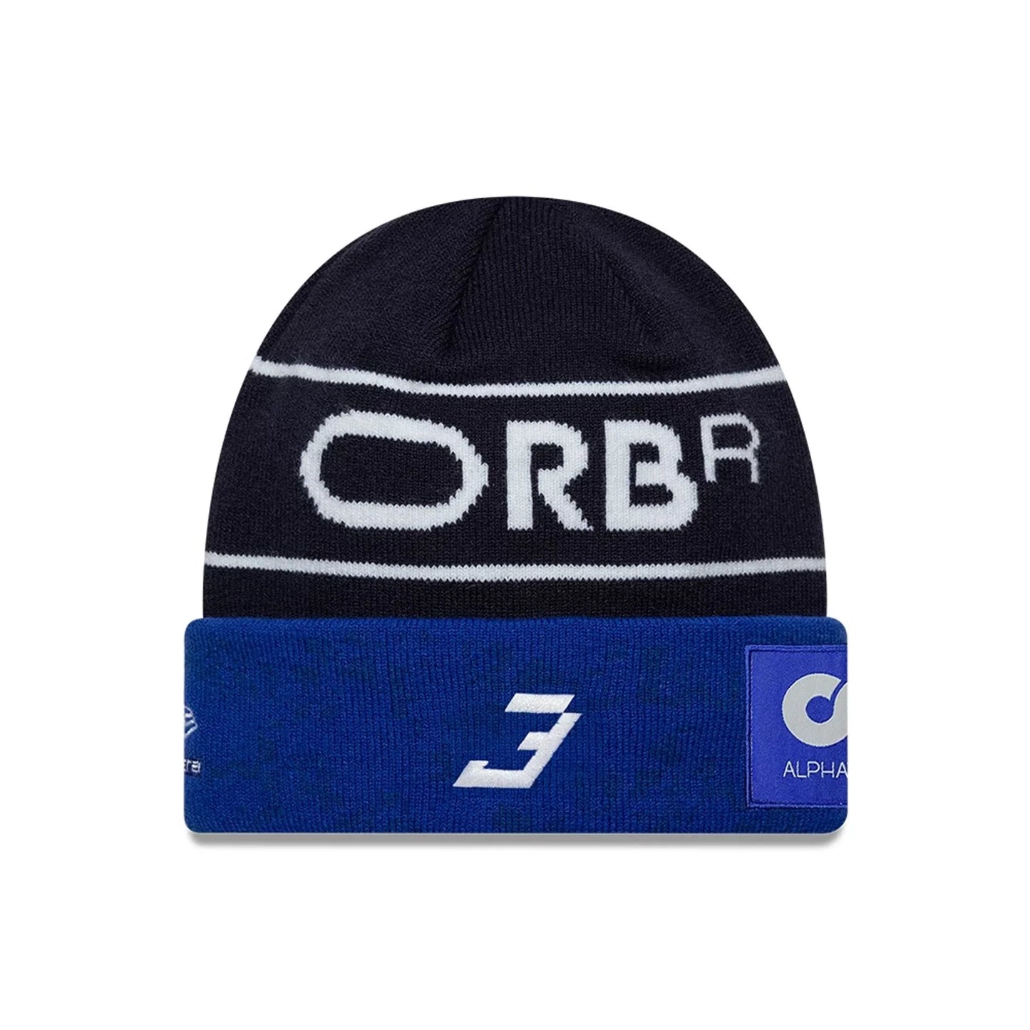 Red Bull Racing 2026 Max Verstappen Cuff Knit Beanie Hat Blue