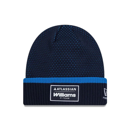 Williams Racing F1 2026 Team Cuff Knit Beanie Hat Navy