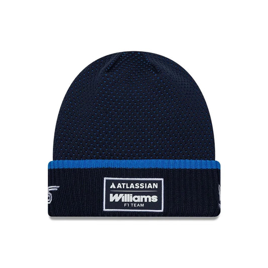 Williams Racing F1 2026 Carlos Sainz Team Cuff Knit Beanie Hat Navy