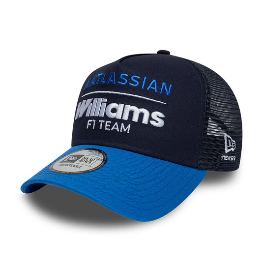 Williams Racing F1 Essential A-Frame Trucker Adjustable Hat Navy