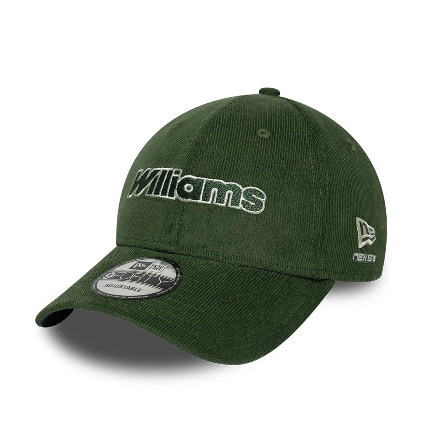 Williams Racing F1 Traditional Corduroy Adjustable Hat Green