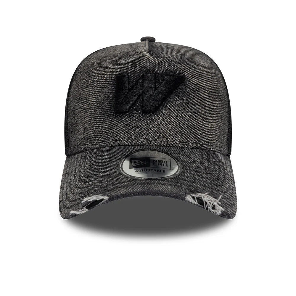 Williams Racing F1 New Wave Denim Trucker Cap Adults Black