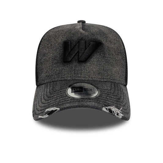 Williams Racing F1 New Wave Denim Trucker Cap Adults Black