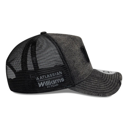 Williams Racing F1 New Wave Denim Trucker Cap Adults Black